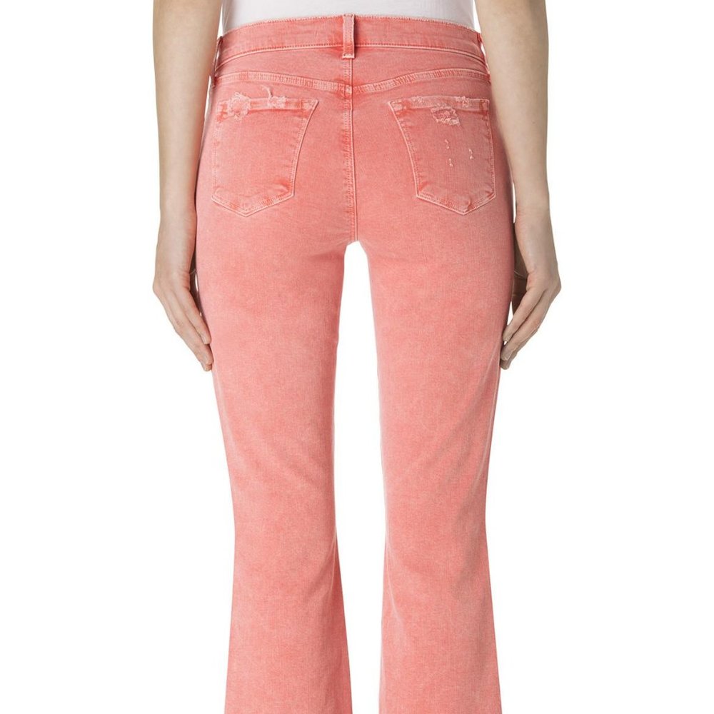 J Brand Sz-27 Selena Distressed Bootcut Crop Jeans  NWT - Picture 6 of 7